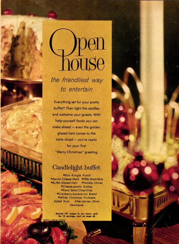 Open House - the friendliest way to Entertain - entertaining ideas and recipes for your own MCM-style Open House