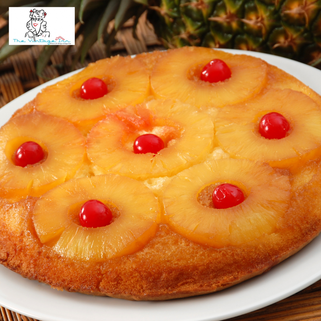 Pineapple Upside Cake - Classic Retro Recipe