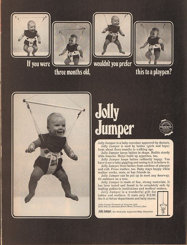 1960s vintate advertisement: 1969 Jolly Jumper Advertisement Life Magazine October 10 1969